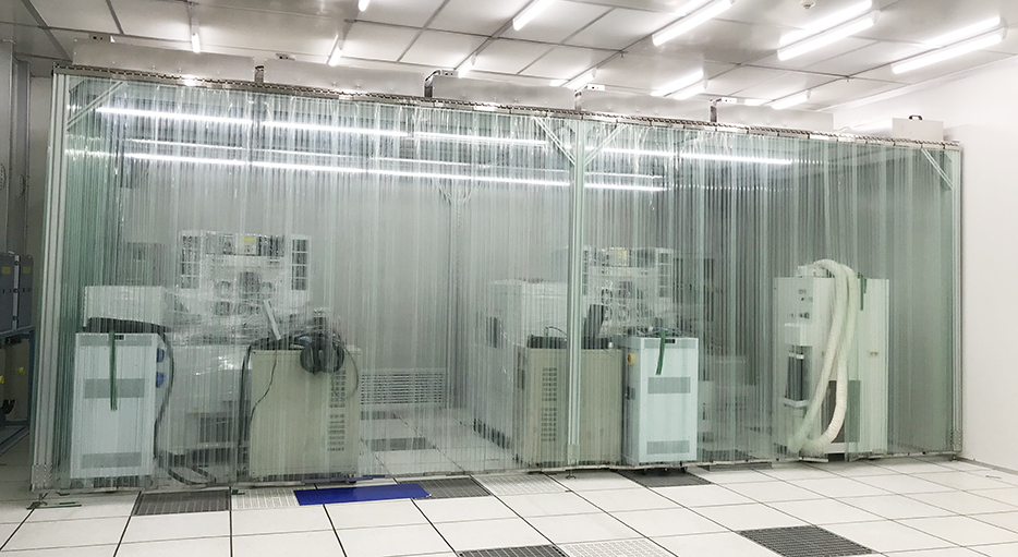 上海集成電路中心ICRD百級(jí)潔凈室建設(shè)。