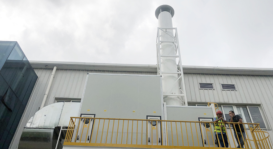 碳筒安裝后，排放符合國家和地方環(huán)保體系標準要求。